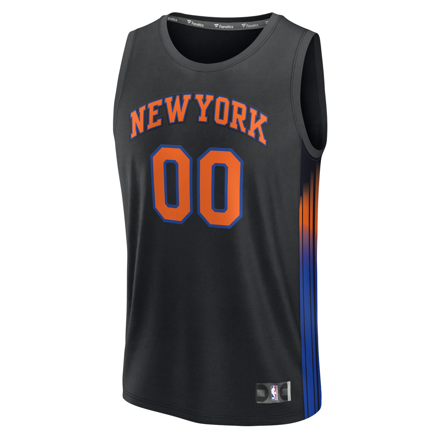 New York Knicks Fanatics Fast Break Custom Jersey - Statement Edition - Navy