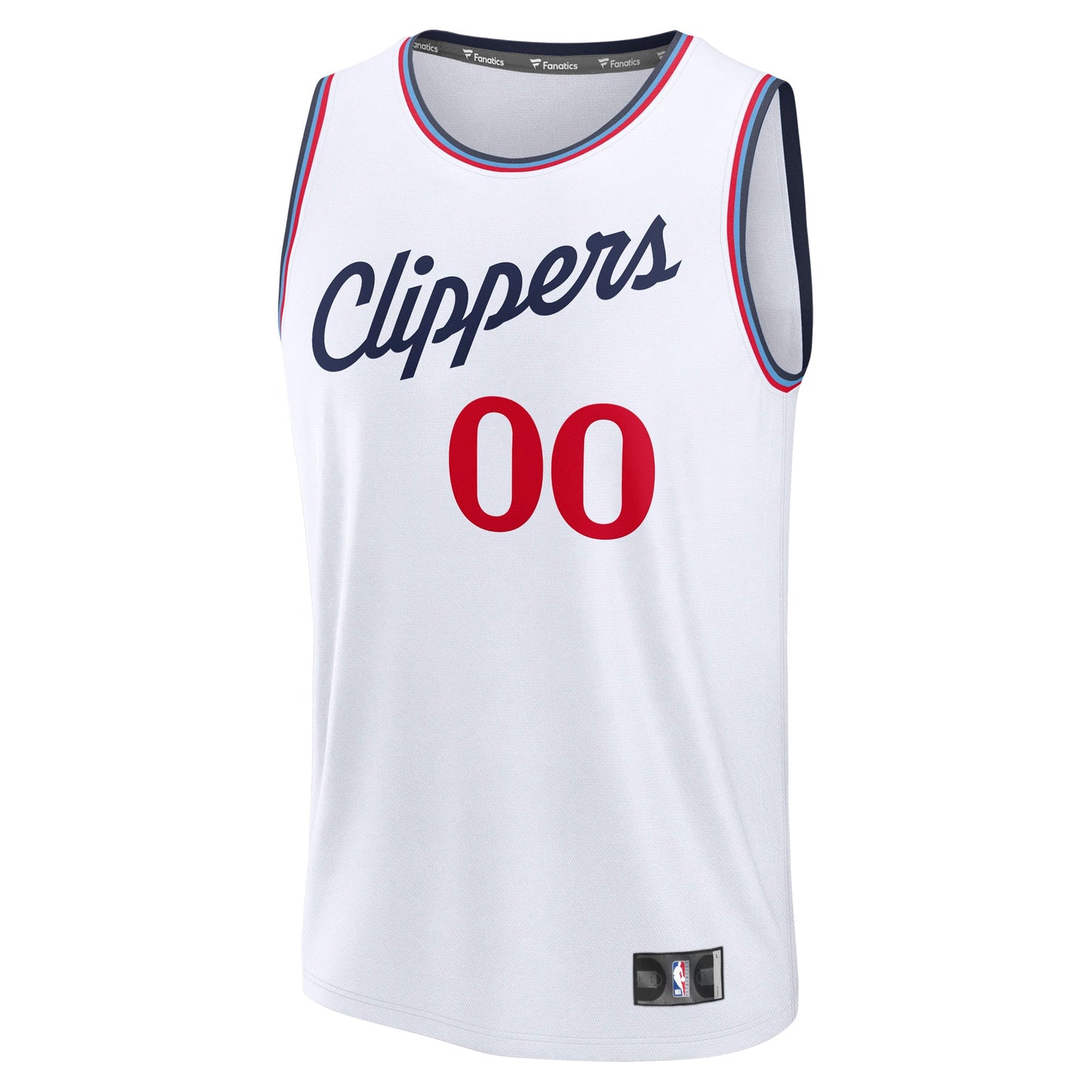 LA Clippers Fanatics Youth Fast Break Custom Replica Jersey - Red  - Statement Edition