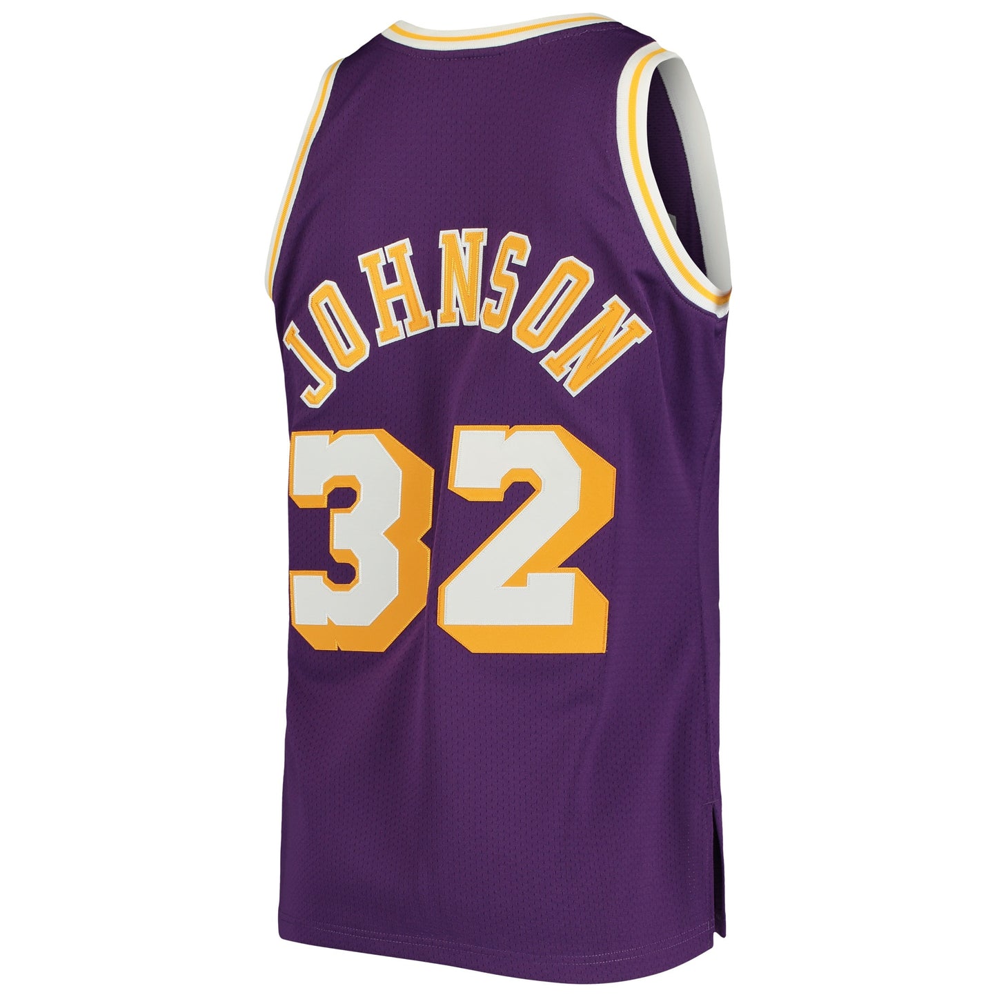 Magic Johnson Los Angeles Lakers Mitchell & Ness 1984/85 Hardwood Classics Authentic Jersey - Purple