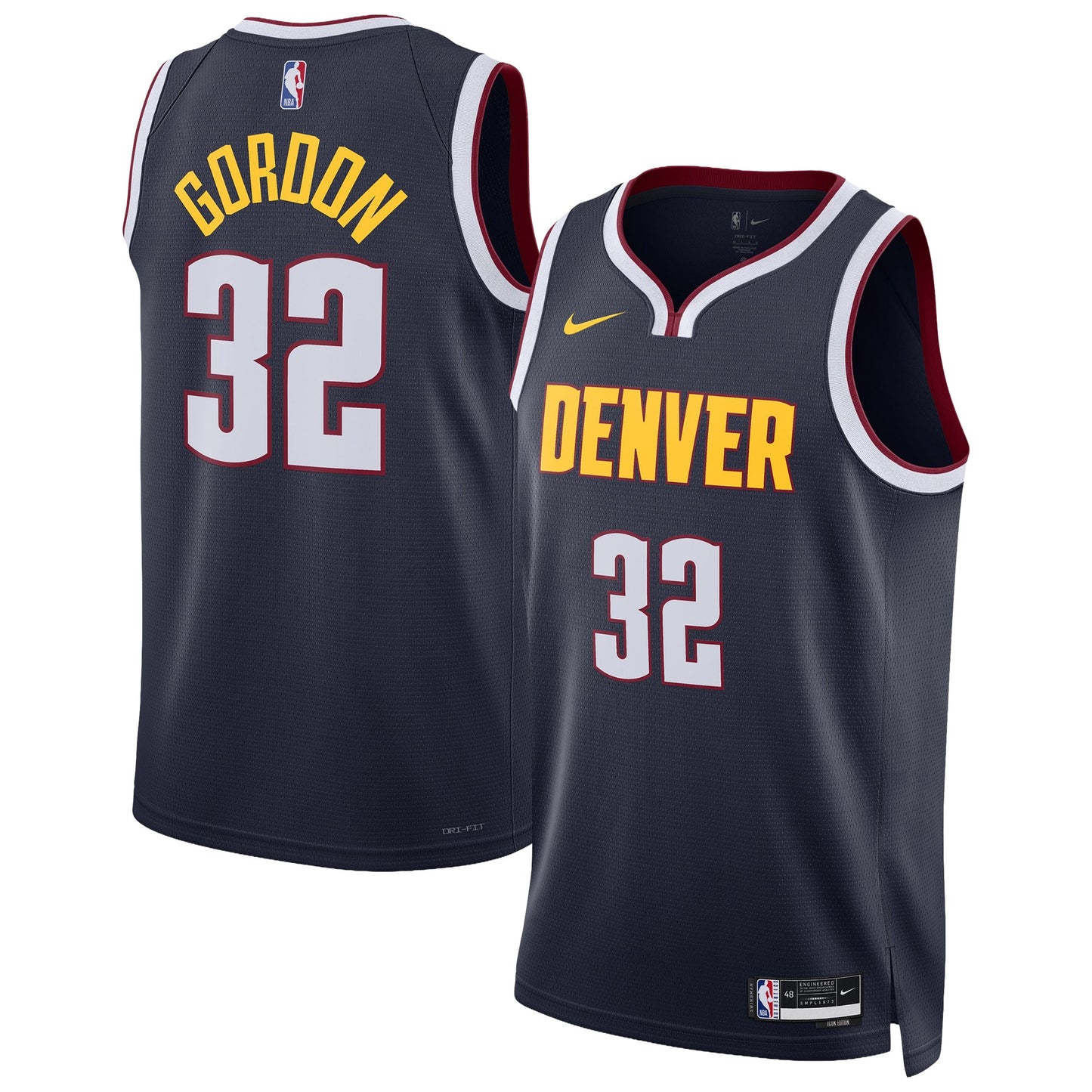 Aaron Gordon Denver Nuggets Nike Unisex Swingman Jersey - Icon Edition - Navy