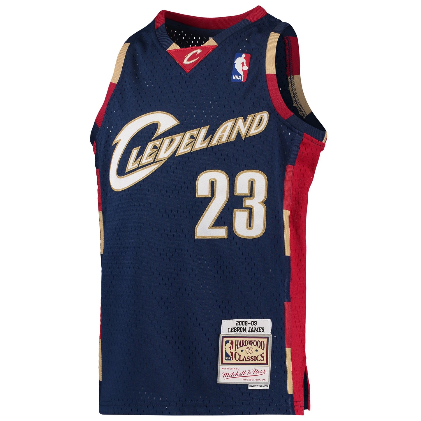 LeBron James Cleveland Cavaliers Mitchell & Ness Youth 2003-04 Hardwood Classics Swingman Jersey - Wine
