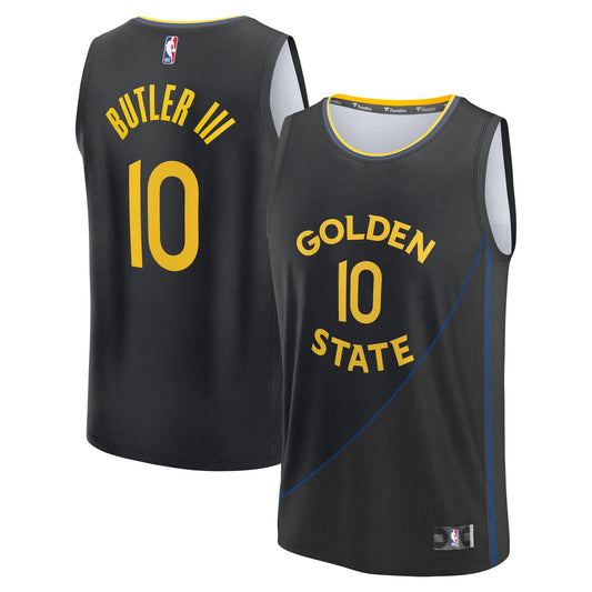 Jimmy Butler III Golden State Warriors Fanatics Fast Break Replica Player Jersey - Statement Edition - Black
