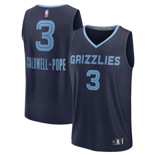 Kentavious Caldwell-Pope Memphis Grizzlies Fanatics Fast Break Replica Player Jersey - Icon Edition - Navy