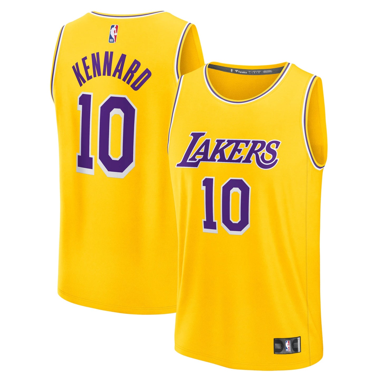 Luke Kennard Los Angeles Lakers Fanatics Fast Break Replica Jersey - Icon Edition - Gold