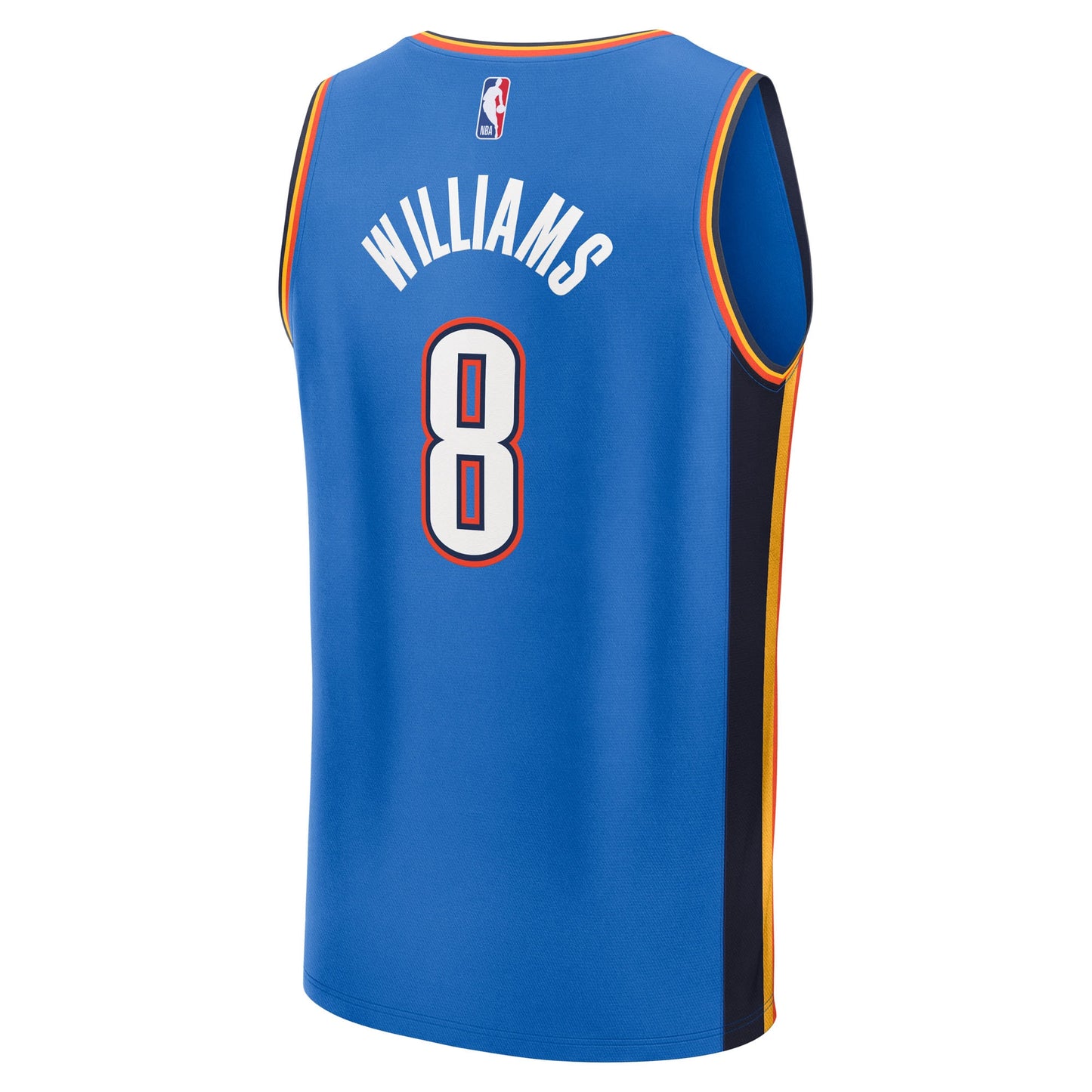 Jalen Williams Oklahoma City Thunder Fanatics Youth 2025 NBA Finals Champions Fast Break Replica Player Jersey - Blue - Icon Edition