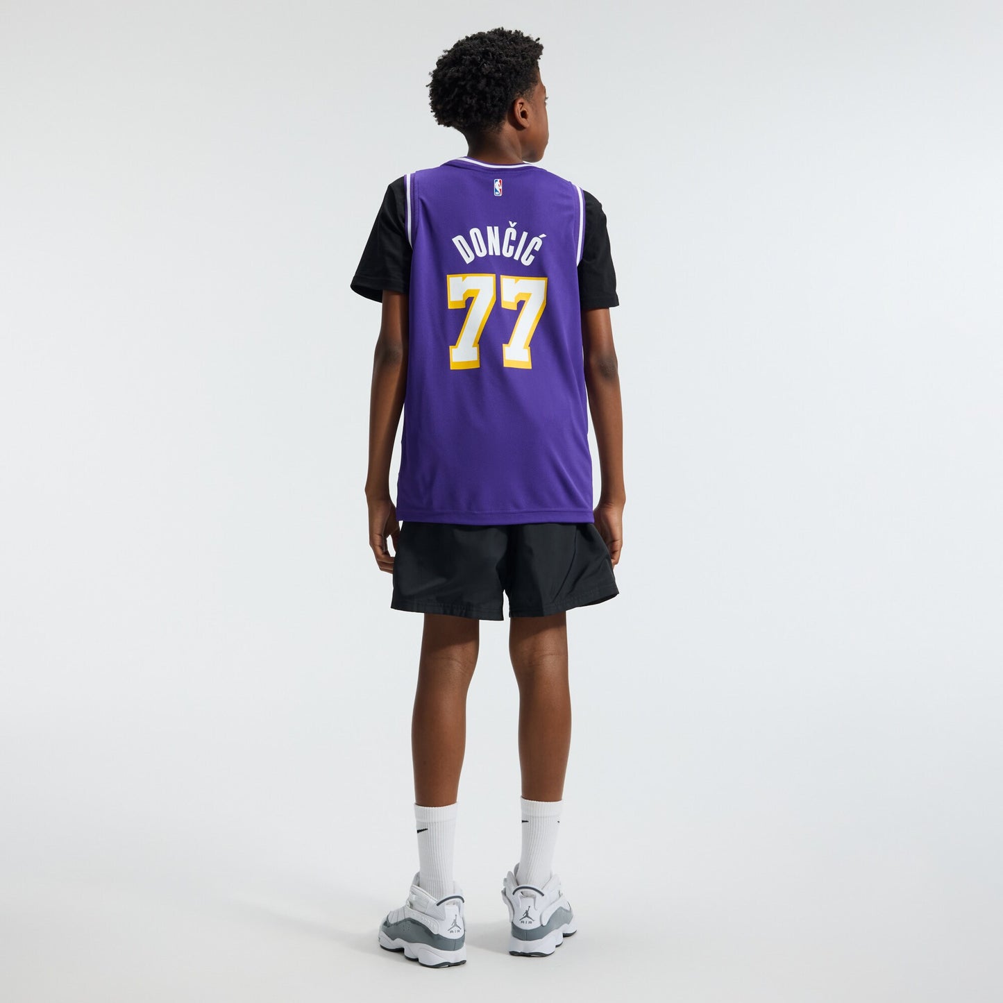 Luka Dončić Los Angeles Lakers Fanatics Youth  Fast Break Jersey - Statement Edition - Purple