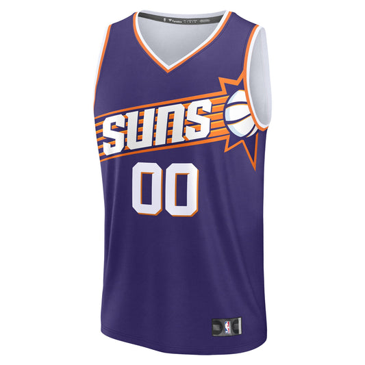 Phoenix Suns Fanatics Youth Fast Break Custom Replica Jersey - Purple  - Icon Edition