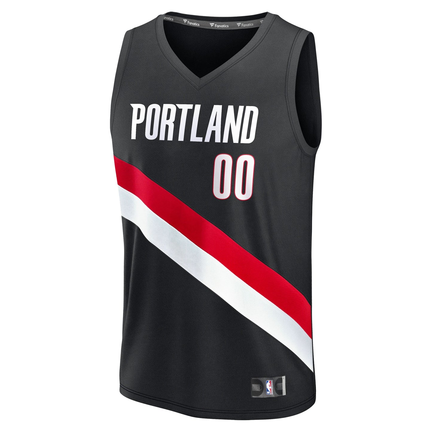 Portland Trail Blazers Fanatics Fast Break Replica Custom Jersey - Association Edition - White