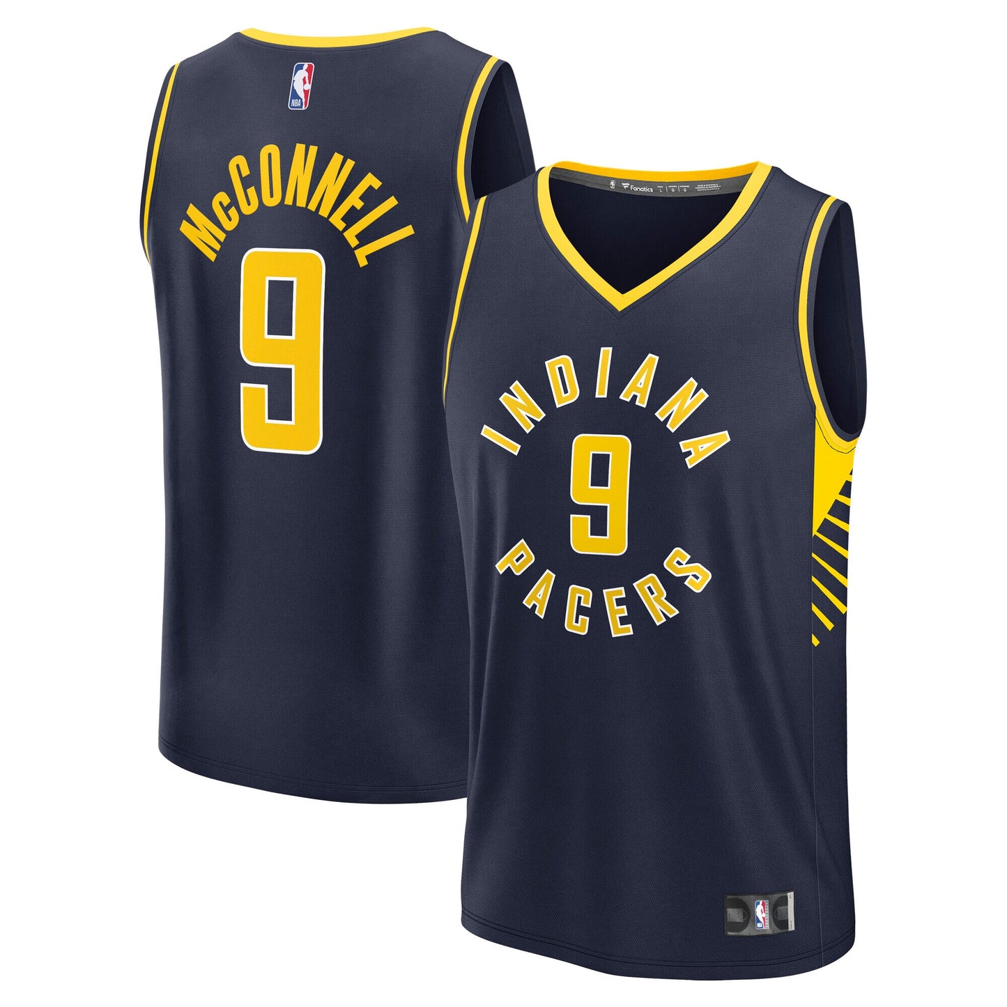 T.J. McConnell Indiana Pacers Fanatics Fast Break Replica Jersey - Navy - Icon Edition