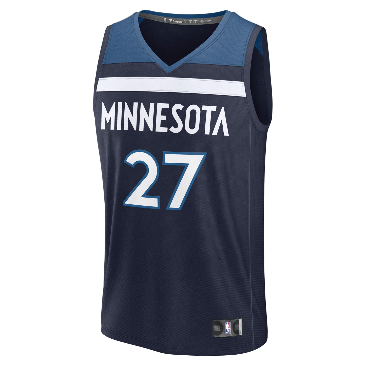 Rudy Gobert Minnesota Timberwolves Fanatics Fast Break Replica Player Jersey - Icon Edition - Navy