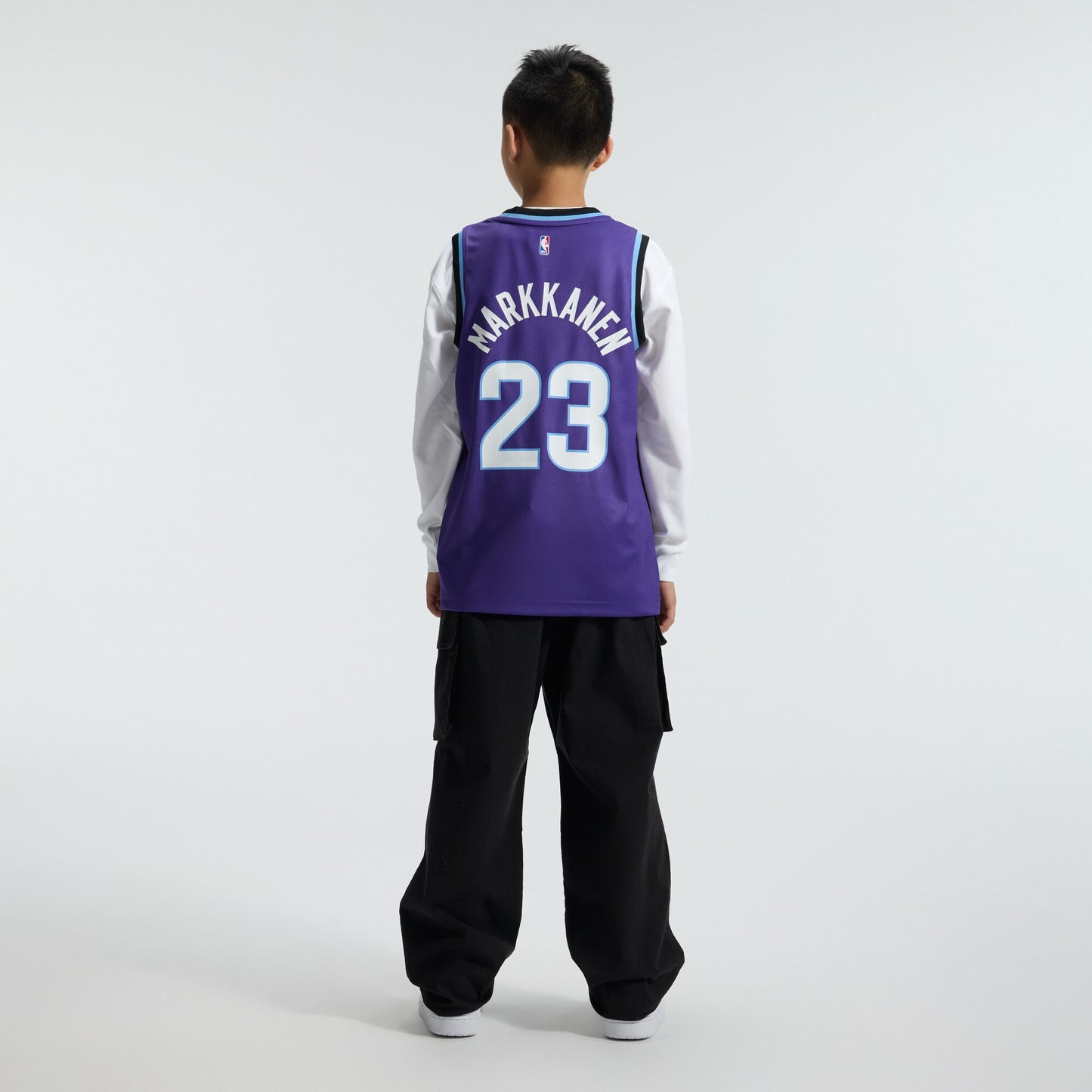 Lauri Markkanen Utah Jazz Fanatics Youth Fast Break Replica Jersey - Icon Edition - Purple