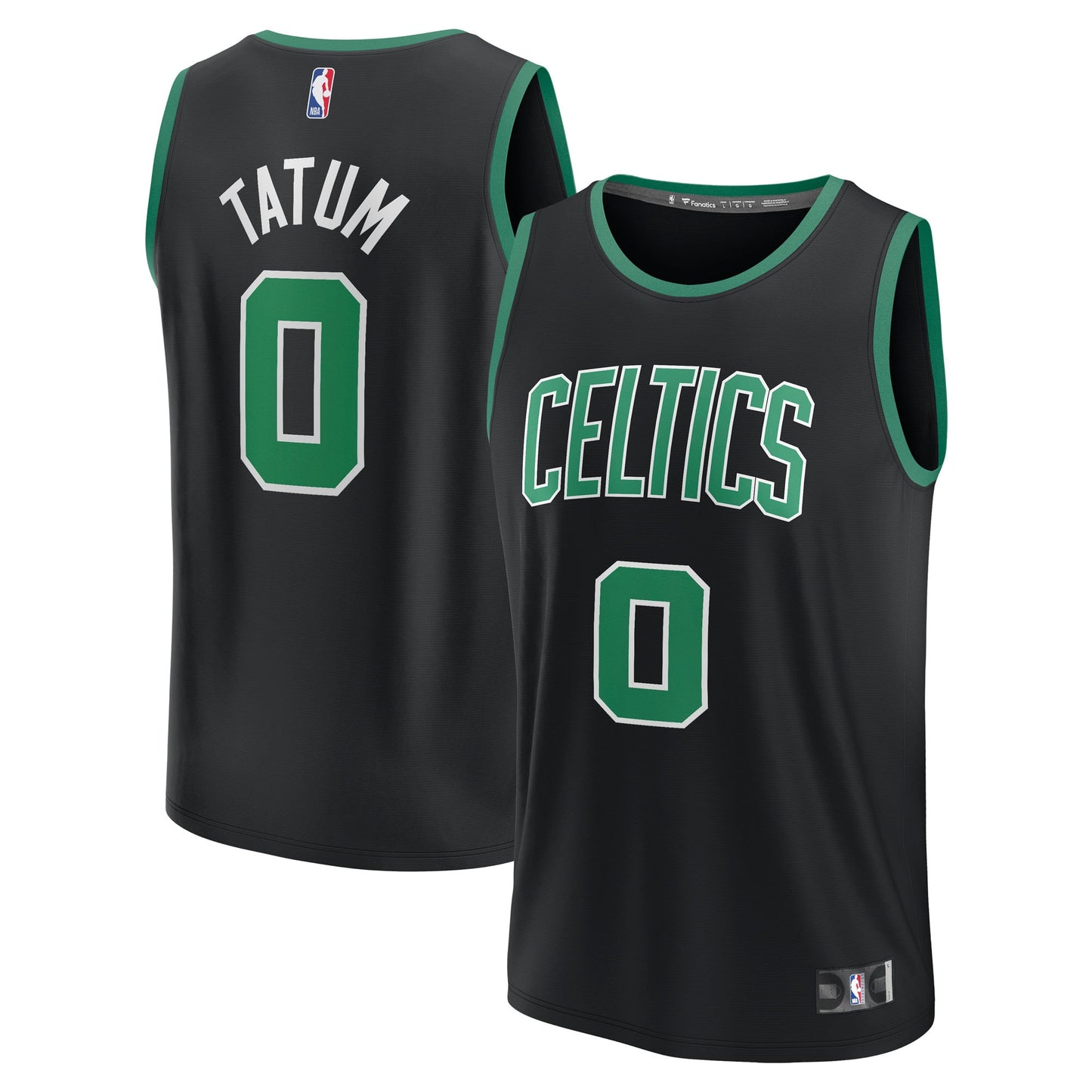 Jayson Tatum Boston Celtics Fanatics Youth Fast Break Replica Player Jersey - Statement Edition - Black