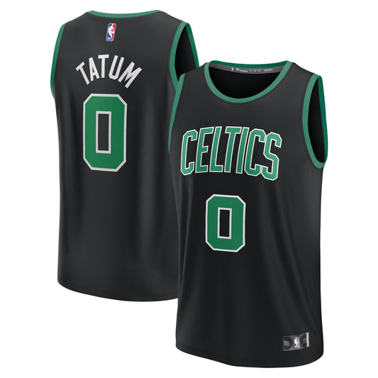 Jayson Tatum Boston Celtics Fanatics Youth Fast Break Replica Player Jersey - Statement Edition - Black