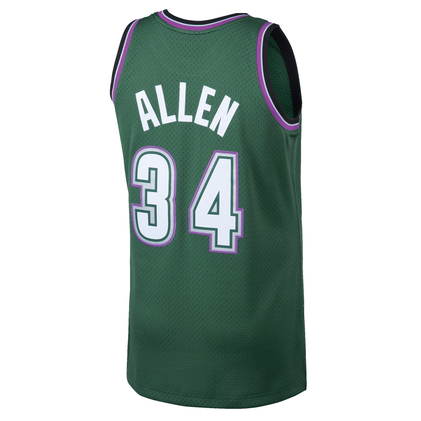 Ray Allen Milwaukee Bucks Mitchell & Ness 1996/97 Hardwood Classics Swingman Jersey - Kelly Green