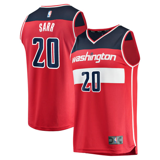Alexandre Sarr Washington Wizards Fanatics Fast Break Replica Player Jersey - Icon Edition - Red