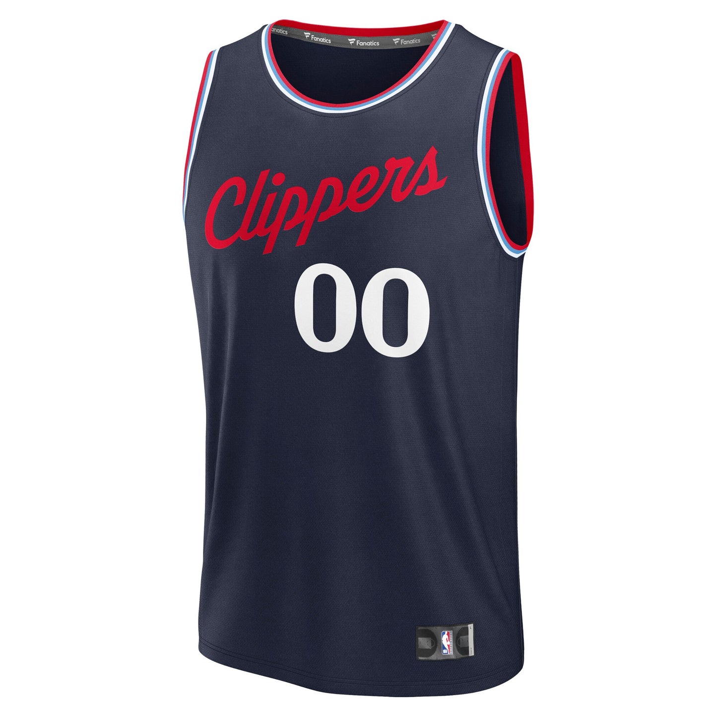 LA Clippers Fanatics Youth Fast Break Custom Replica Jersey - Red  - Statement Edition