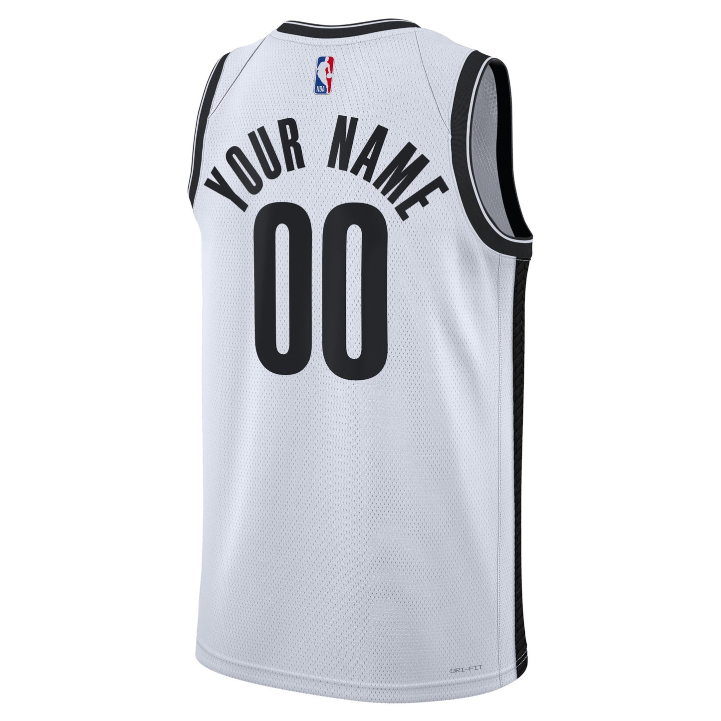 Brooklyn Nets Nike Unisex Swingman Custom Jersey Black - Icon Edition
