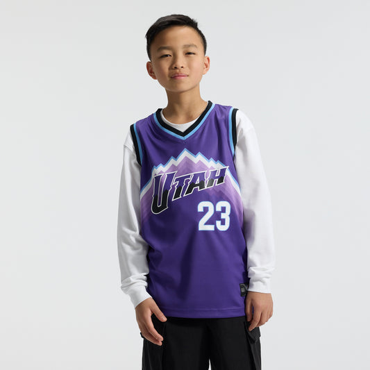 Lauri Markkanen Utah Jazz Fanatics Youth Fast Break Replica Jersey - Icon Edition - Purple
