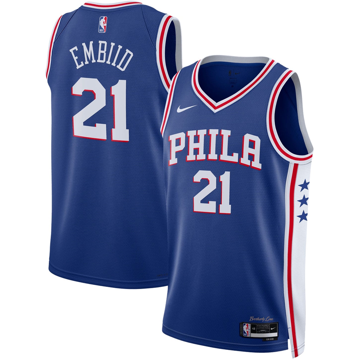 Joel Embiid Philadelphia 76ers Nike Unisex Swingman Jersey - Association Edition - White