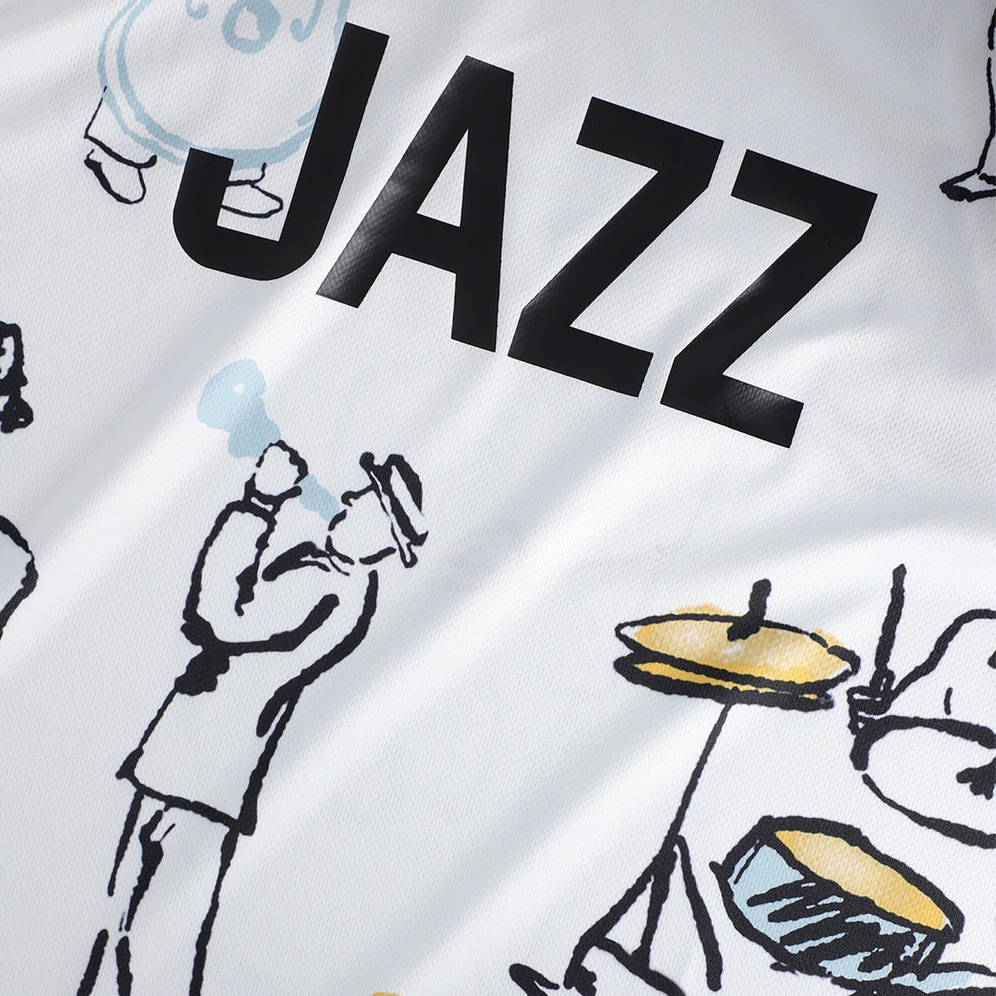 Utah Jazz NBA & KidSuper Studios by Fanatics Unisex Hometown Jersey - White