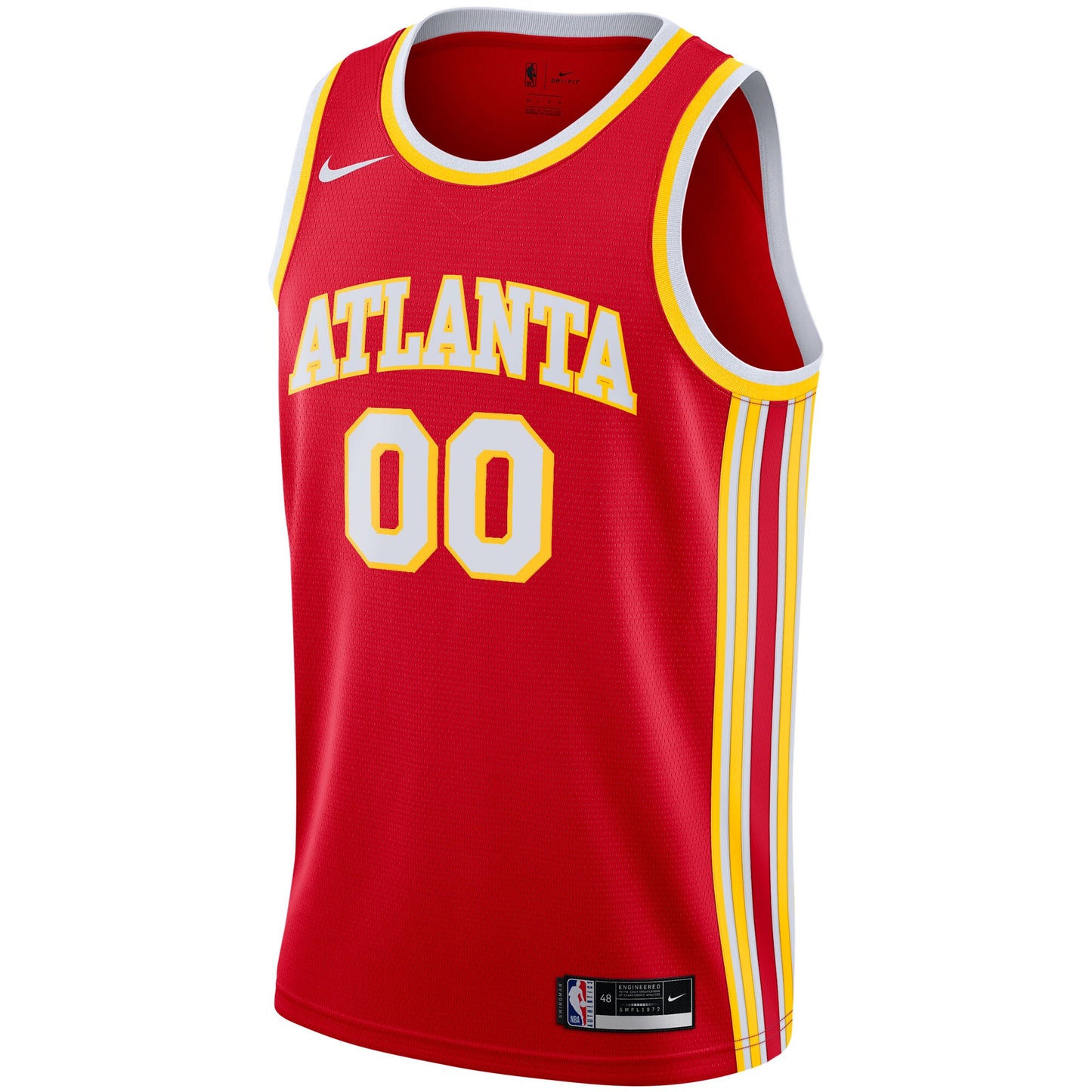 Atlanta Hawks Nike 2020/21 Swingman Custom Jersey - Icon Edition - Red