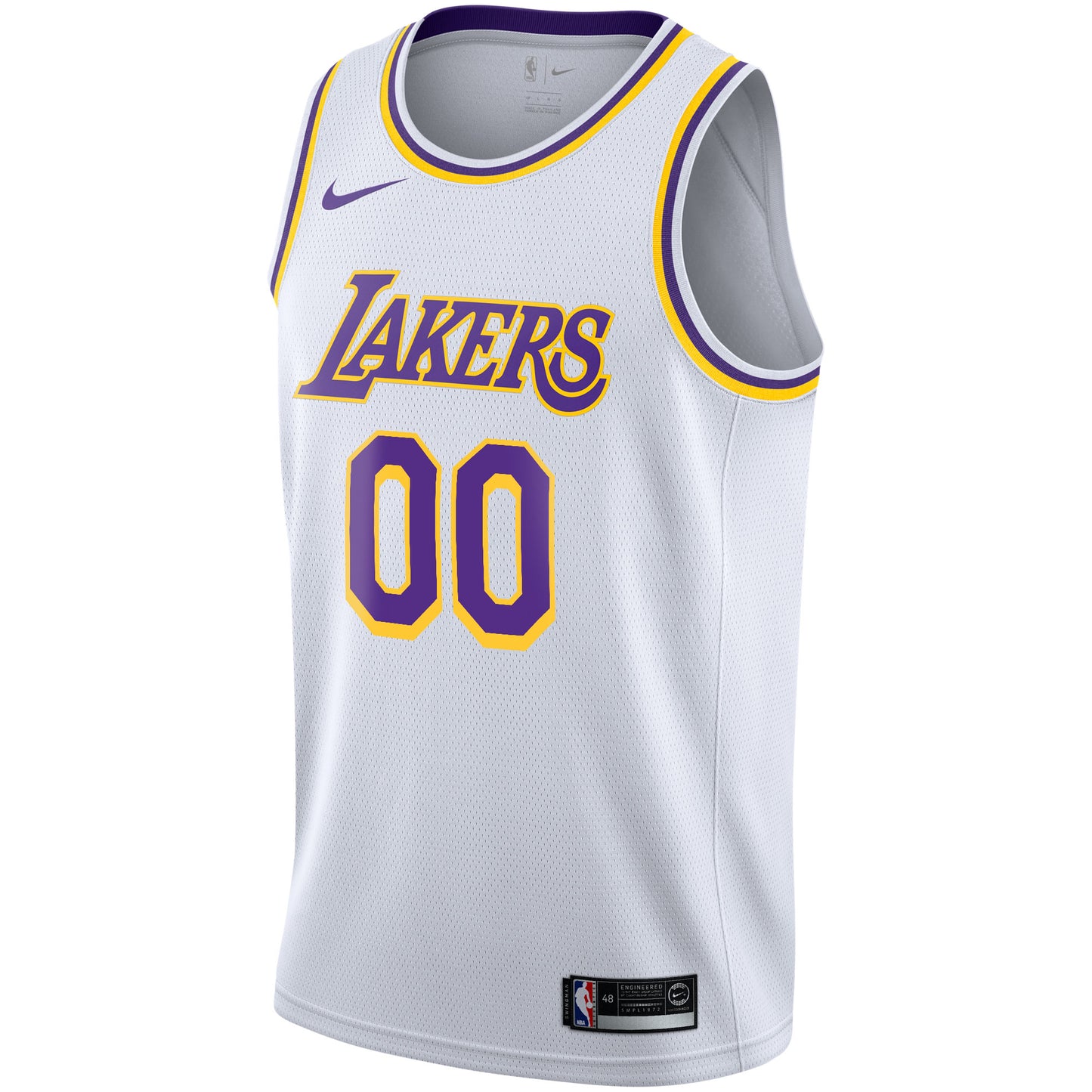Los Angeles Lakers Nike 2020/21 Swingman Custom Jersey - Icon Edition - Gold