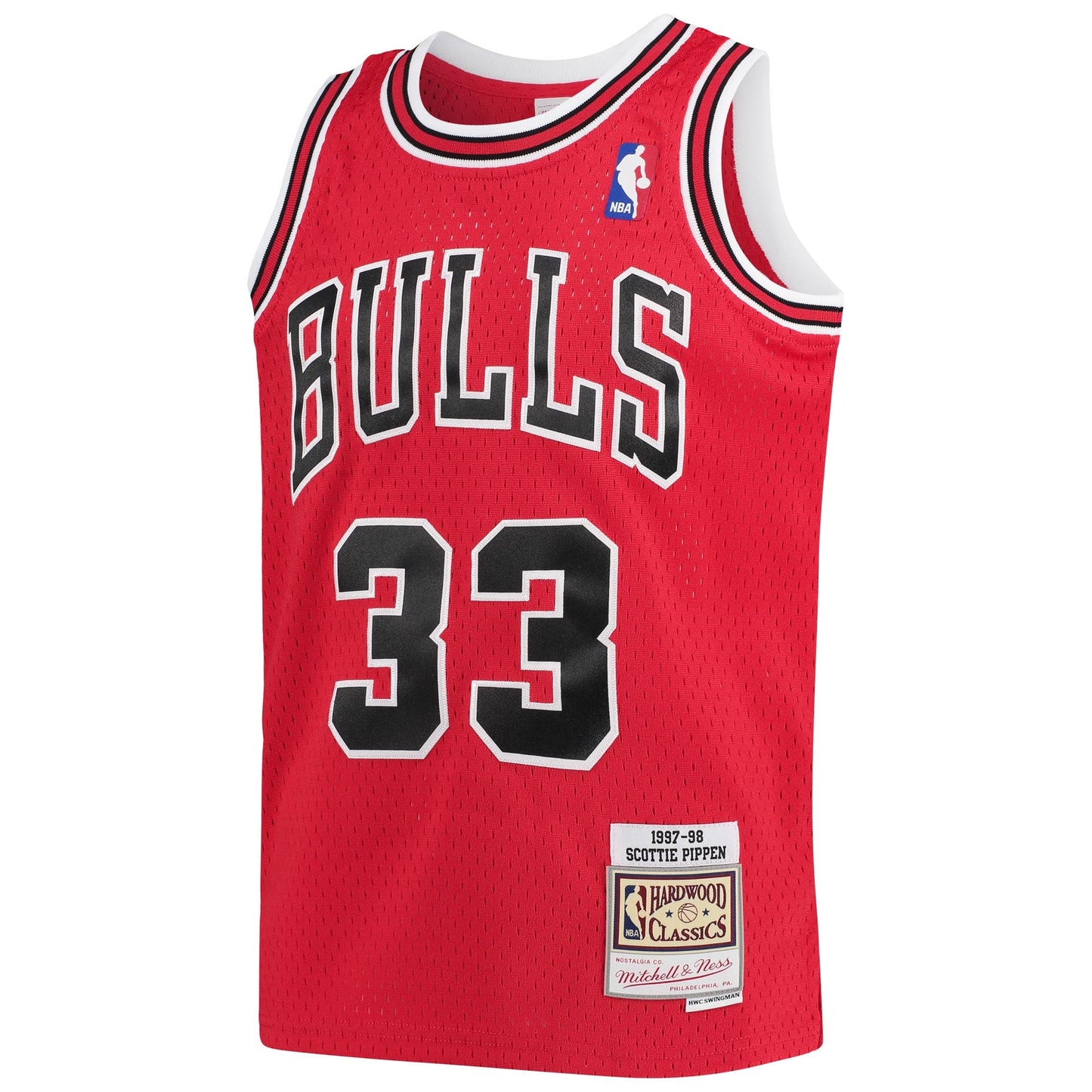 Scottie Pippen Chicago Bulls Mitchell & Ness Youth Hardwood Classics Swingman Throwback Jersey - Black