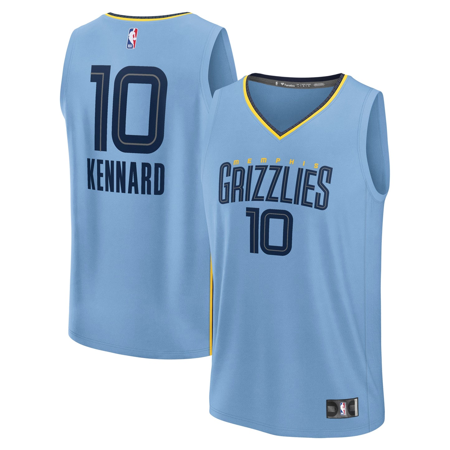 Luke Kennard Memphis Grizzlies Fanatics Fast Break Replica Player Jersey - Statement Edition - Light Blue