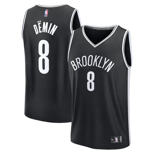 Egor Dëmin Brooklyn Nets Fanatics Fast Break Replica Jersey - Black - Icon Edition